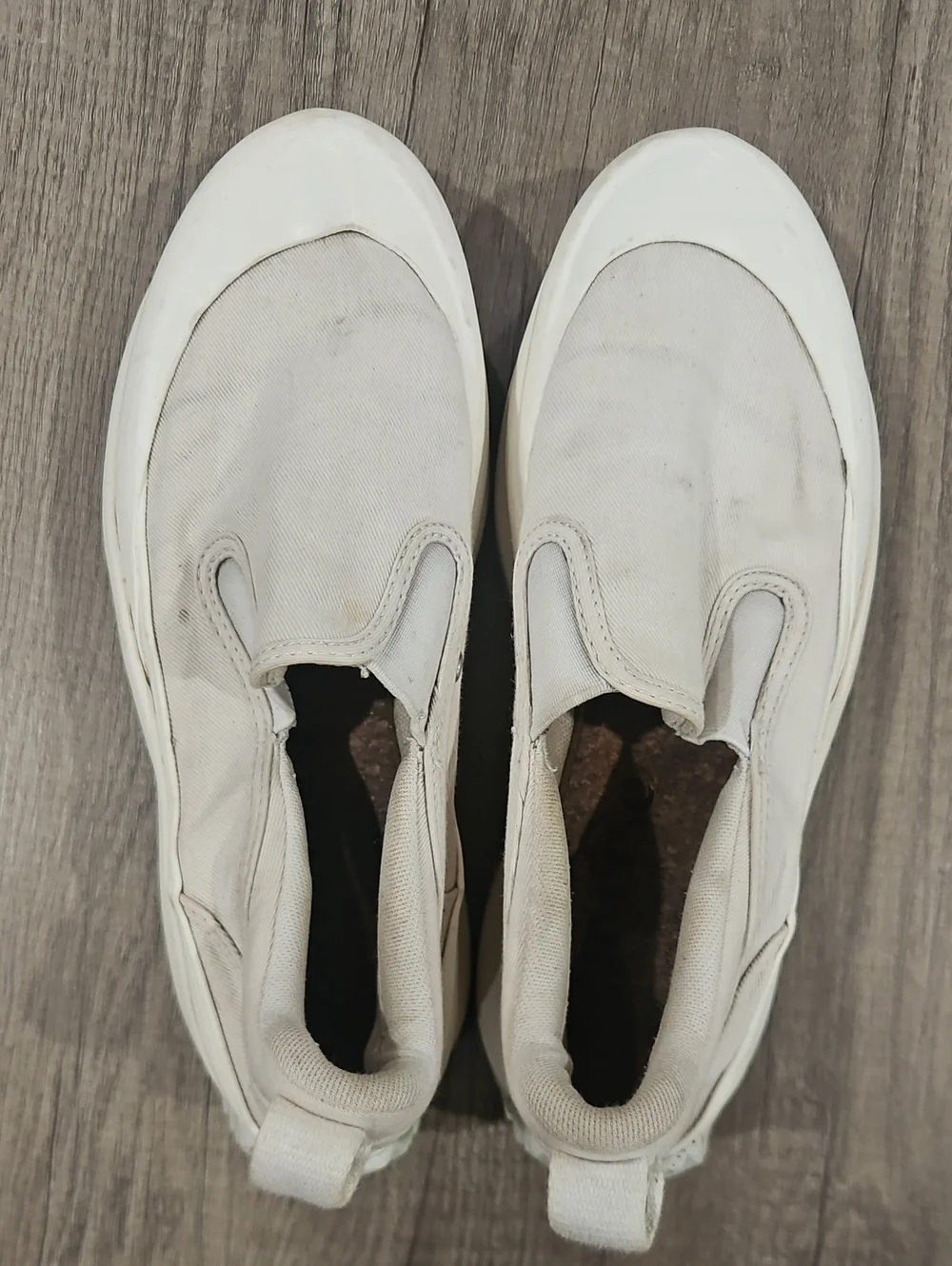 White Platform Slip-On Women's Sneakers size 7.5